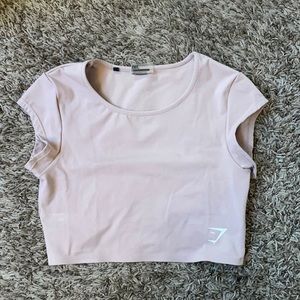 Gym shark crop top